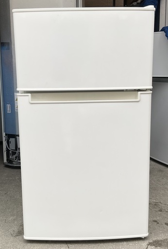 【RKGRE-312】特価！TAG label/85L 2ドア冷凍冷蔵庫/AT-RF85B/中古品/2019年製/当社より近隣無料配達！