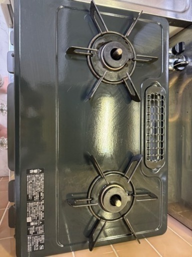 リンナイ｜Rinnai ガステーブルコンロ　2口　都市ガス　美品　グリル新品