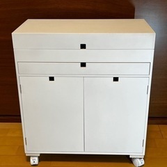 dinos ソーイングボックス ミシン収納ワゴン H53003