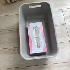 【受渡決定済み】ボックス　箱　グレー　収納の画像