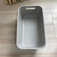 【受渡決定済み】ボックス　箱　グレー　収納の画像