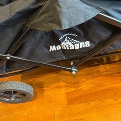 【受け渡し予定者あり】キャンプ　モンターナ　折りたたみワゴン　折りたたみカート　アウトドア　スポーツの画像