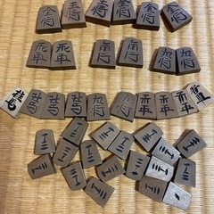 アンティーク木製将棋駒