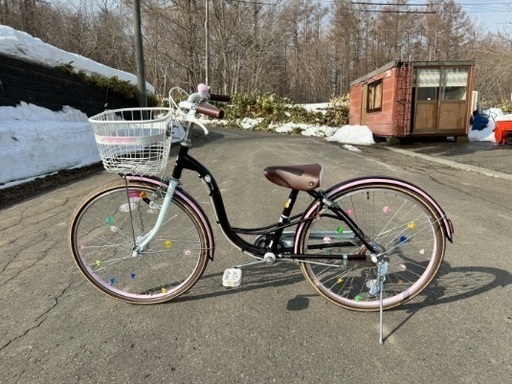 夕張市　女の子用自転車　24インチ