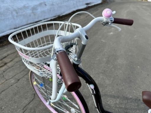夕張市　女の子用自転車　24インチ