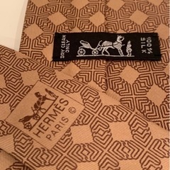 HERMES ネクタイ シルク100% エルメス SILKの画像