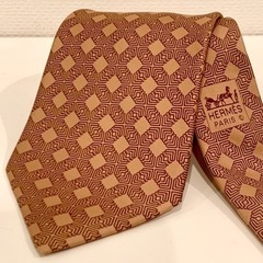 HERMES ネクタイ シルク100% エルメス SILK
