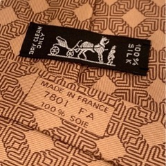 HERMES ネクタイ シルク100% エルメス SILKの画像
