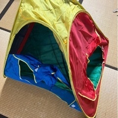 ポップアップ　 テント&トンネル遊具  カラーボール付の画像