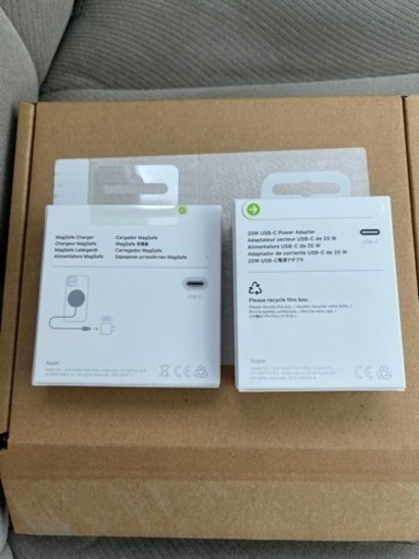 未開封【Apple純正】MagSafeと20wアダプター
