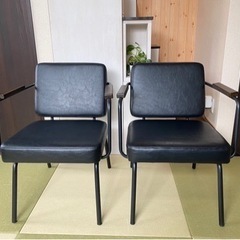 【値下げ】　LOWYA ロウヤ　ダイニングチェア 2脚　の画像