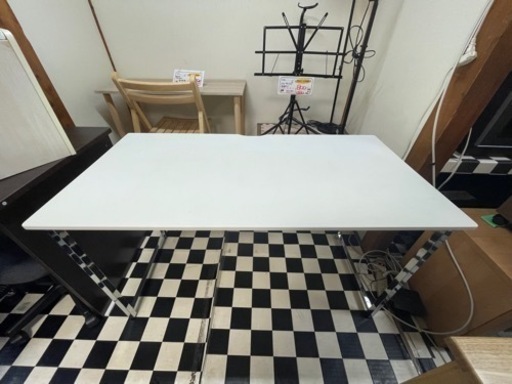 【リサイクルサービス八光】幅120㎝　ニトリ　デスク(デスク N トリシア 120 WH)