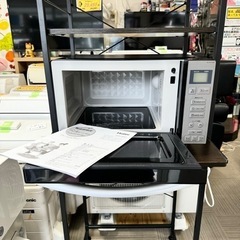 【超美品‼️】ハイアール 2020年製 フラット庫内 18L電子レンジ アーバンカフェシリーズ ステンレスブラック♪の画像