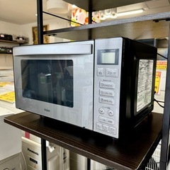 【超美品‼️】ハイアール 2020年製 フラット庫内 18L電子レンジ アーバンカフェシリーズ ステンレスブラック♪の画像