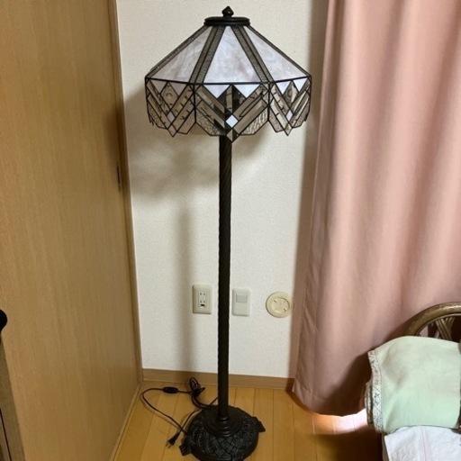グラスアート　スタンド照明