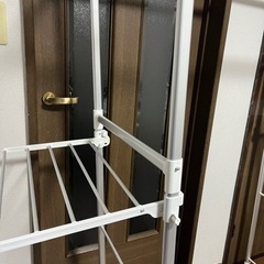 【引取先決まりました】室内干ラック　生活雑貨 洗濯用品 物干し竿、ロープの画像
