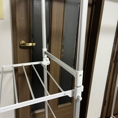 【引取先決まりました】室内干ラック　生活雑貨 洗濯用品 物干し竿、ロープの画像