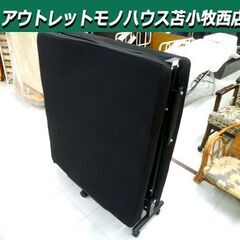折り畳みベッド シングル マット幅約91cm リクライニング機能 メッシュ