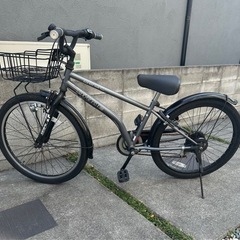 【asahi】24インチ自転車 6段変速 美品の画像
