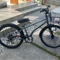 【asahi】24インチ自転車 6段変速 美品の画像