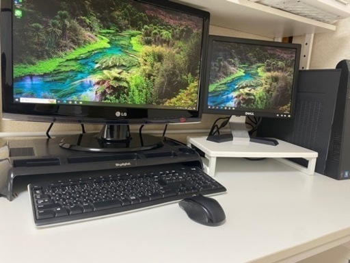 デスクトップセット(本体レノンi7-4770,LG24インチモニター)
