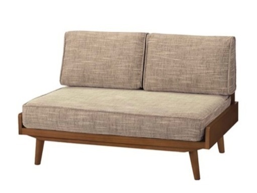 unico ALBERO(アルベロ) ソファ 2シーター ウォールナット オットマン付き