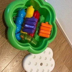 ボーネルンド ケルチェッティ (Quercetti) ベビーブロック・デイジーボックス (紙BOX入り) 1歳頃の画像