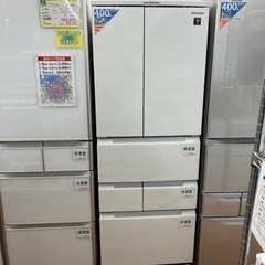 5/21 値下げ?高年式?超美品?2023年製 SHARP 429Lフレンチドア冷蔵庫 SJ-MF43K-W シャープ プラズマクラスター?1957