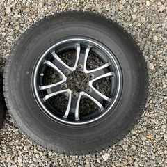 キーラー　ウェッズアドベンチャー　195/80r15 スタッドレス付きアルミホイールの画像