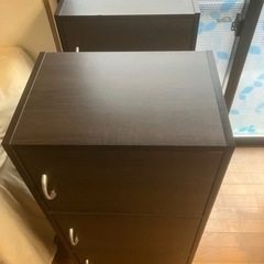 ★扉付 収納棚（４段）「美品」２基なら8,000円の画像