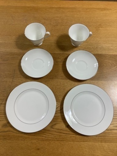 【ウェッジウッド WEDGWOOD・6点セット】 カップ（2個）お皿（4枚）生活雑貨 食器 コーヒー、ティー