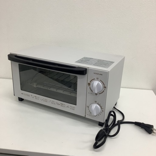 KOIZUMI コイズミ KOS-1026 オーブントースター ホワイト 2020年製 調理器具 生活家電 通電動作確認済 キッチン 食卓