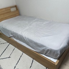 家具 ベッド シングルベッドの画像