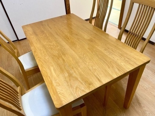 OTSUKA ４人用 家具 ダイニングセットダイニング テーブル中古 130x75 
