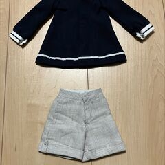 MDD 衣装 ドール服 編み上げワンピ＆キュロットセット・ミニの画像
