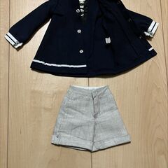 MDD 衣装 ドール服 編み上げワンピ＆キュロットセット・ミニの画像