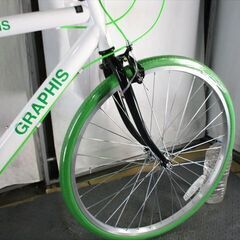 D413☆18000円☆整備済み スポーツ自転車新車GRAPHISグリーン