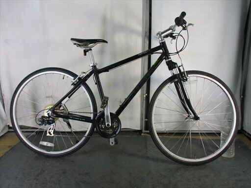 Ｄ414★23800円★整備済み スポーツ中古自転車 ライトウェイ　ファータイル　ブラック　46ｃｍ【クロスバイク】(*^▽^*)