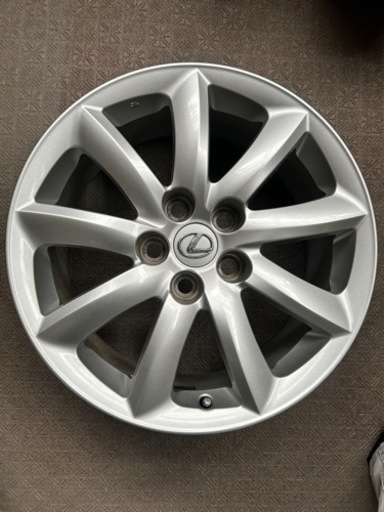 TOYOTA レクサス250h 純正ホイール　　ゴムバルブ新品交換済み