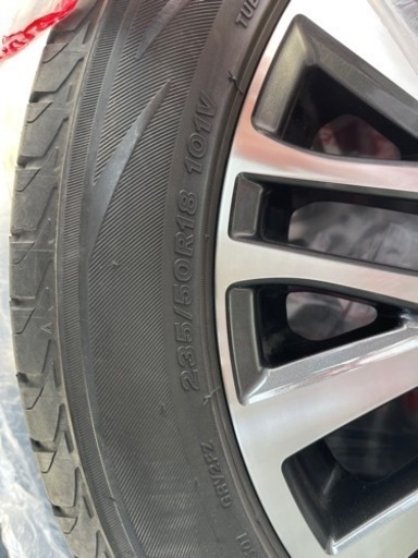 235/50R18   アルファード／ヴェルファイア用　夏タイヤホイール　4本セット   18インチ　美品