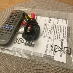 panasonic DVDプレーヤー　の画像