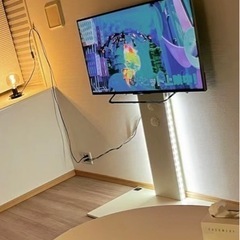 壁寄せ テレビスタンドの画像