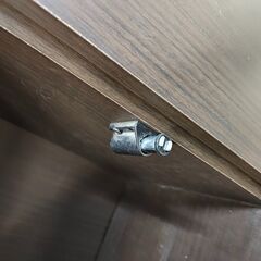 リサイクルショップどりーむ荒田店 No10778　新生活応援！　キャビネット　ブラウン　扉付き♪　の画像
