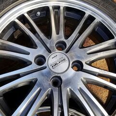 ホイール タイヤ 15インチ 4本セット 4穴 PCD100 165/50R15の画像