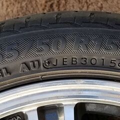 ホイール タイヤ 15インチ 4本セット 4穴 PCD100 165/50R15の画像