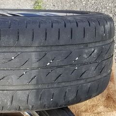 ホイール タイヤ 15インチ 4本セット 4穴 PCD100 165/50R15の画像