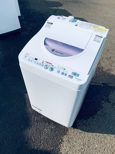 ♦️SHARP 電気洗濯乾燥機  【2014年製】ES-TG60L-P