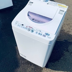 ♦️SHARP 電気洗濯乾燥機  【2014年製】ES-TG60L-P