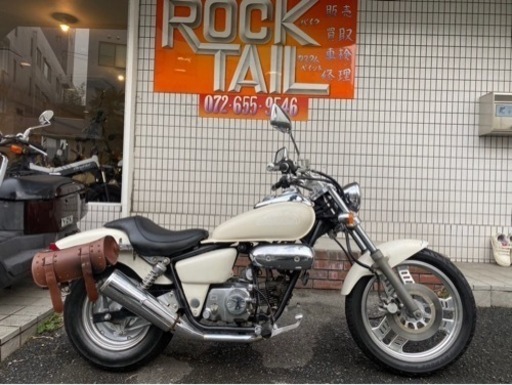 ★22万円　マグナ50 ホンダ セル1 実働車　AC13 原付　マグナ　アメリカン