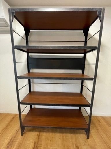 ウニコ unico ランバー LUMBER トールシェルフ Tall Shelf アイアンフレーム インダストリアル デザイン